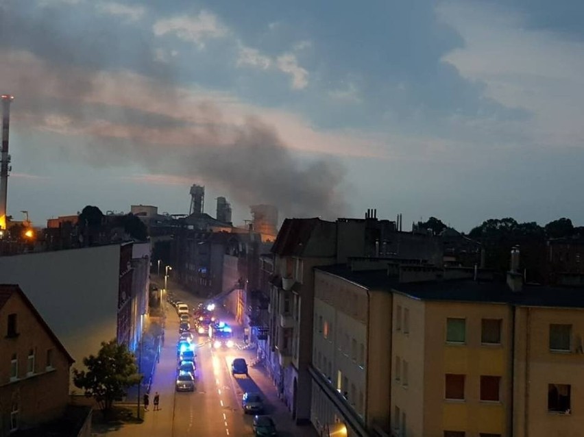 Pożar w kamienicy w Malborku 27.07.2021 r.
