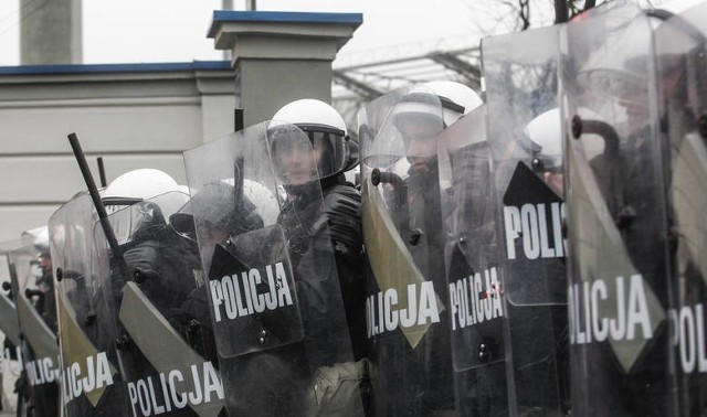 Na meczu LKS Krzyżanowice z APN Odrą Wodzisław policja zmobilizowała więcej niż zwykle funkcjonariuszy