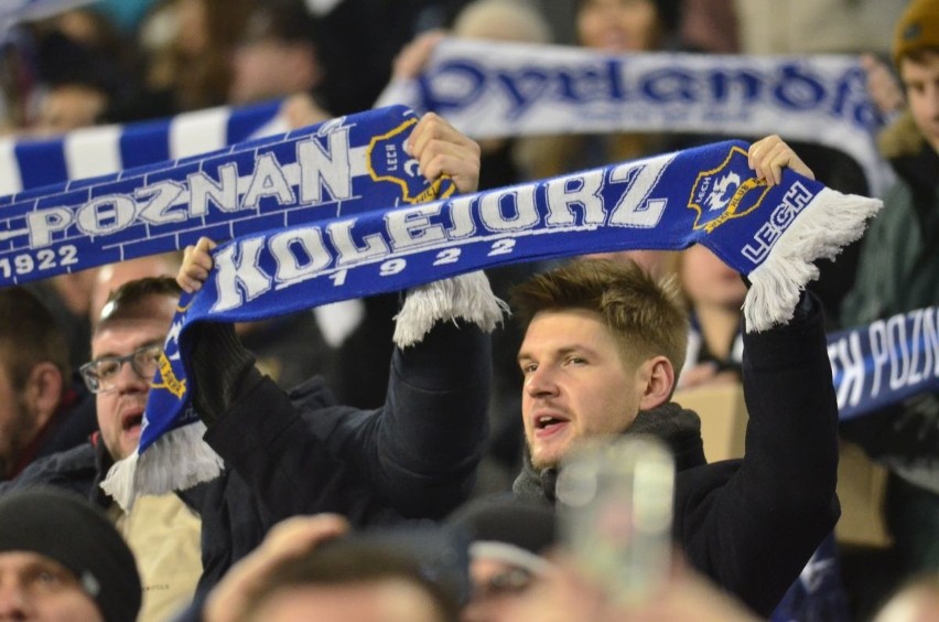 Podczas meczu Lech Poznań - Wisła Płock (2:1) atmosfera na...