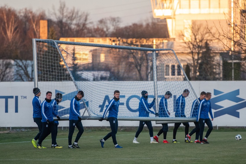 Środowy trening piłkarzy Lecha Poznań