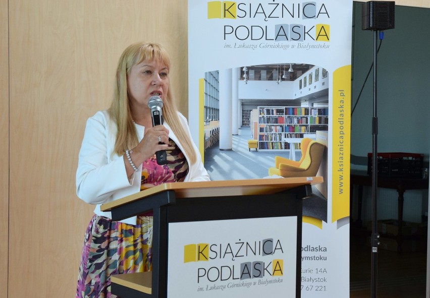 Jolanta Gadek - dyrektor Książnicy Podlaskiej