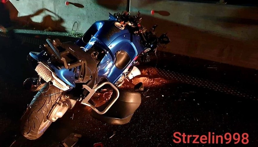 Wypadek na A4. Nie żyje ratownik jadący na motocyklu (ZDJĘCIA)