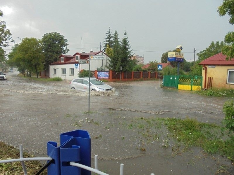 Zalana ulica Domaszowska