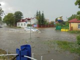 Nawałnica w Kielcach. Wylała Silnica, wiele ulic pod wodą