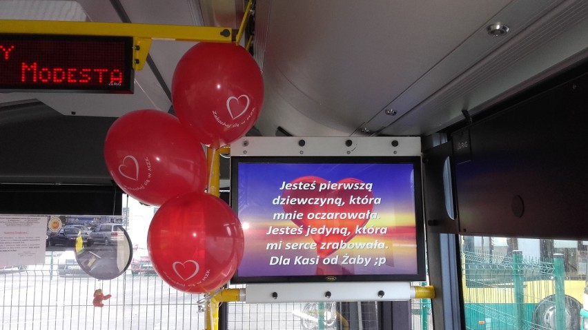 Złóż życzenia walentynkowe w autobusach i na przystankach MZK w Ostrołęce