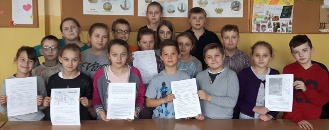  Uczniowie czwartej klasy Zespołu Przedszkolno-Szkolnego w Dobromierzu zajęli drugie miejsce w ogólnopolskim konkursie.
