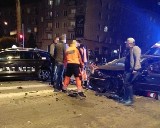 Wypadek na Al. Racławickich w Lublinie. Dwa auta zderzyły się na skrzyżowaniu z ul. Sowińskiego