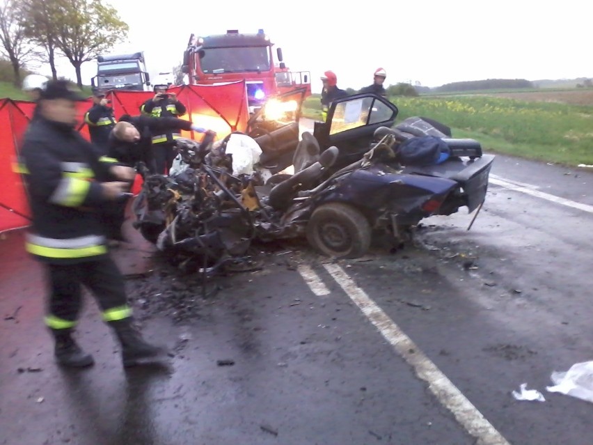 Trasa Poznań-Pniewy: Śmiertelny wypadek. Zderzyły się trzy...