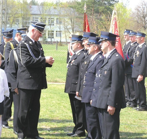 Najbardziej zasłużeni druhowie zostali odznaczeni medalami za zasługi dla pożarnictwa