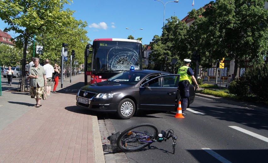 Do wypadku przy placu Zwycięstwa w w Słupsku.