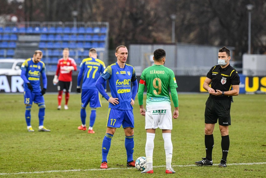 Radomiak - Arka Gdynia. 0:0. 6.12.2020. Żółto-niebiescy mimo kilku dogodnych okazji nie zdołali pokonać bramkarza gospodarzy