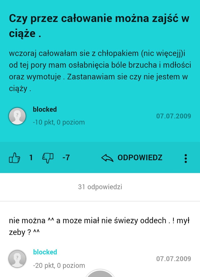 Najzabawniejsze pytania i odpowiedzi znalezione na forach dla nastolatków [ZDJĘCIA]