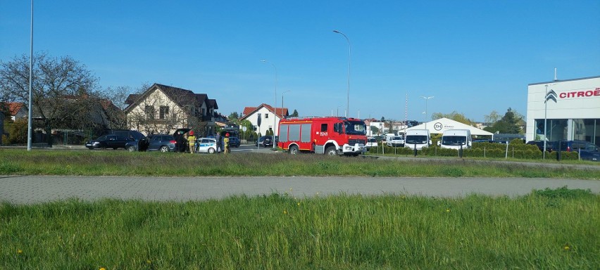 Zdarzenie drogowe miało miejsce w środę przed godz. 17...