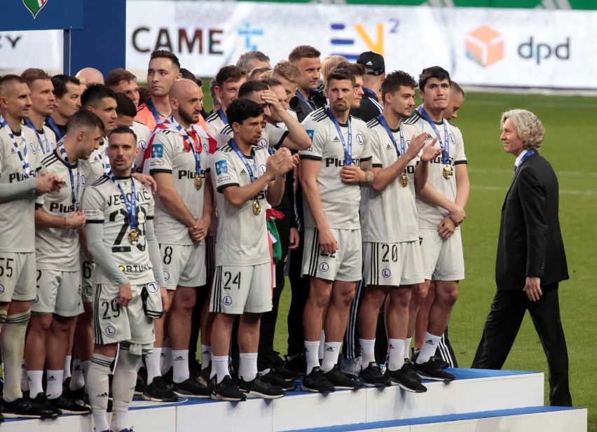 16.05.2021, Warszawa, stadion Legii. Dariusz Mioduski...