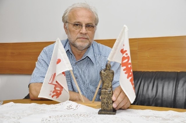 Zdzisław Maszkiewicz, szef radomskiej "Solidarności&#8221; nie kryje rozgoryczenia decyzją o umorzeniu śledztwa.  