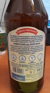 Uwaga, w partii piwa Miłosław Niefiltrowane odkryto...