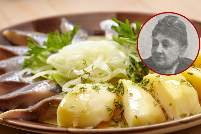 Lucyna Ćwierczakiewiczowa proponowała wiele sezonowych dań. Jednym z polecanych posiłków były śledzie w occie z młodymi ziemniakami.