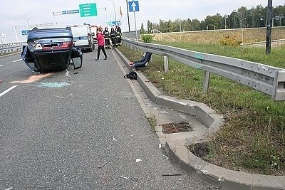 Wypadek na A4 w Rudzie Śląskiej