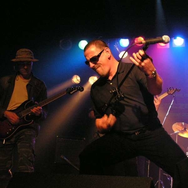 Daytona Blues z Nowej Rudy dali w Grodkowie krótki koncert i doskonale bawili się na scenie.