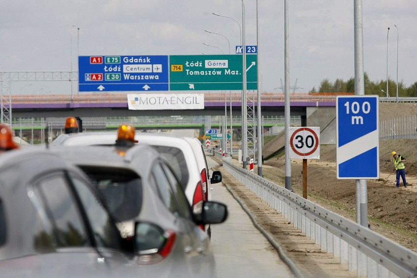 Łódzki odcinek autostrady A1. Zdjęcia z budowy A1 Stryków -...