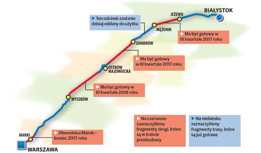 Powyższa mapka okazała się być nie aktualna. Dwa podlaskie...