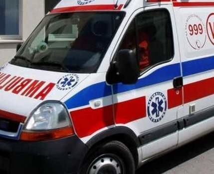 Wypadek na ul. Wąskiej w Szczecinie - ranny pieszy trafił do szpitala.