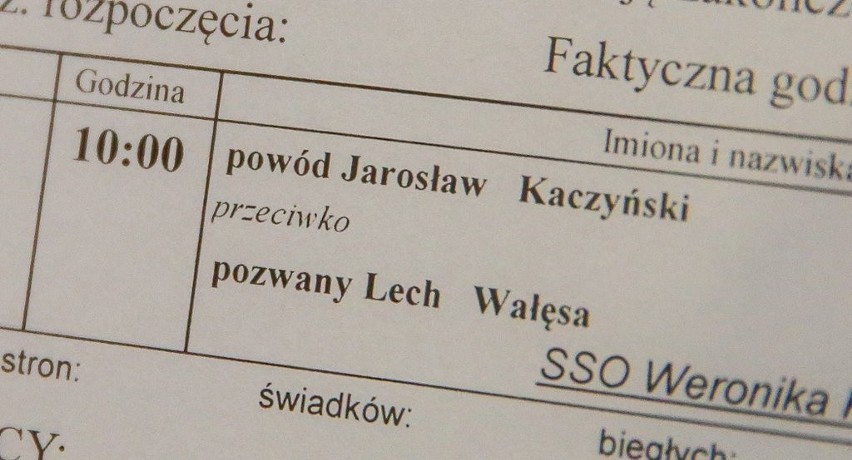 Proces Kaczyński kontra Wałęsa [5.03.2018]. Rozprawa przed...