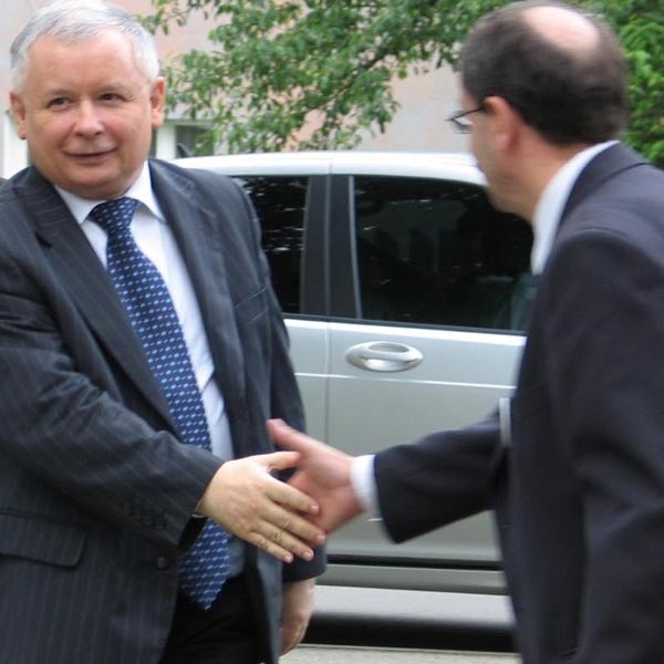Jarosław Kaczyński po raz pierwszy zawitał do Sanoka.