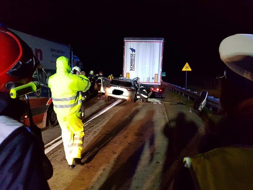 Do wypadku na autostradzie A2 doszło w środę po godz. 16.30....