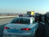 Pijany 40-latek z Ukrainy jechał ciężarówką autostradą A4 pod prąd. Miał ponad 2 promile i nie pamiętał kiedy ruszył w trasę