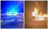 Pożar hurtowni kwiatów w Białymstoku gasiło dziewięć zastępów straży