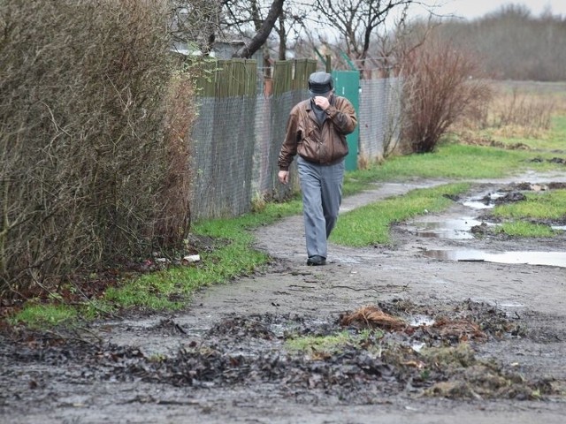 Działkowcy i osoby odwiedzające groby bliskich na nowym cmentarzu nie mogą doczekać się chodnika na al. 3 Maja. Jego budowa rozpocząć się ma za kilka miesięcy.