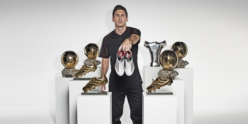 Messi i jego nowe buty