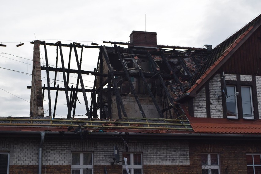 Pożar familoków w Czerwionce-Leszczynach 18 lutego....