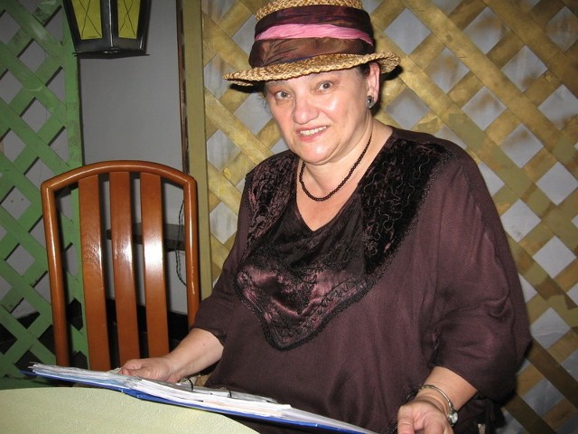 Izabella Mosańska, kierownik Teatru Amatorskiego.