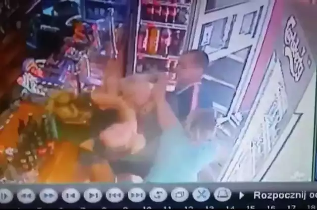 ZOBACZ ZDJĘCIA KIBOLA podczas starć z policją i jego pobitej w sklepie żony