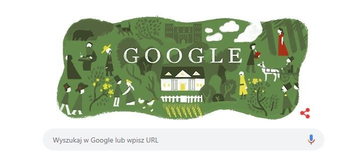 "Pan Tadeusz" w Google Doodle. 28 czerwca 2019 roku pierwsza publikacja książki obchodzi 185. urodziny