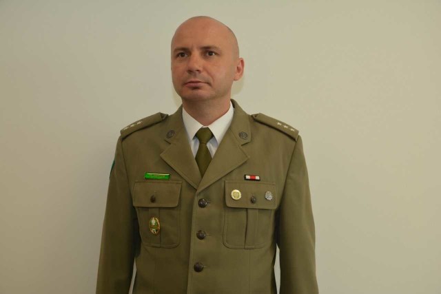Por. SG Dariusz Sienicki pełni funkcję Rzecznika Prasowego Komendanta NOSG