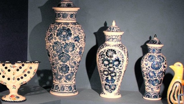 Prezentowana na wystawie ćmielowska porcelana przypomniała nasze kultowe wyroby sprzed lat.