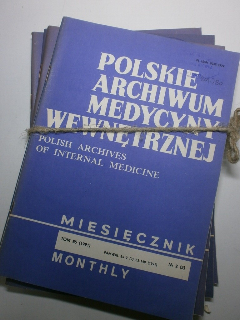 Polskie Archiwum Medycyny Wewnętrznej wydawane w Krakowie...