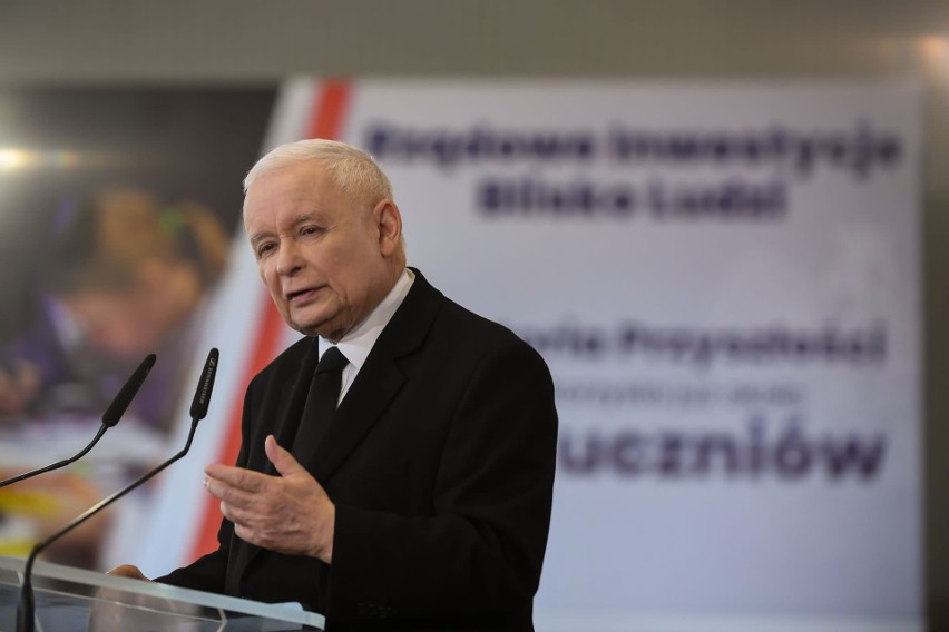 [NASZA RELACJA] Jarosław Kaczyński na Lubelszczyźnie. Spotkanie to część cyklu: "Polska jest jedna - inwestycje lokalne"