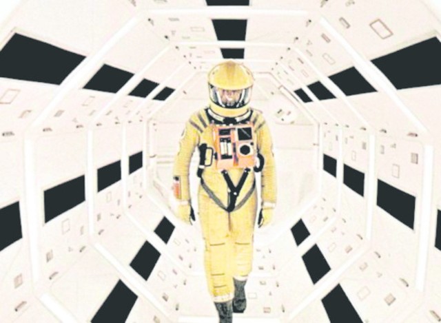 Kadr z filmu "2001: Odyseja Kosmiczna"