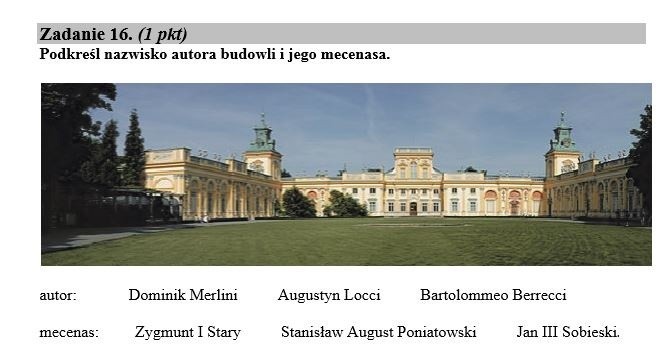 Stara matura 2016: HISTORIA SZTUKI podstawa [ODPOWIEDZI, ARKUSZ CKE]