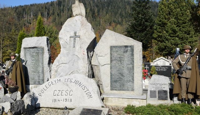 Kwatera Legionowa na cmentarzu w Zakopanem