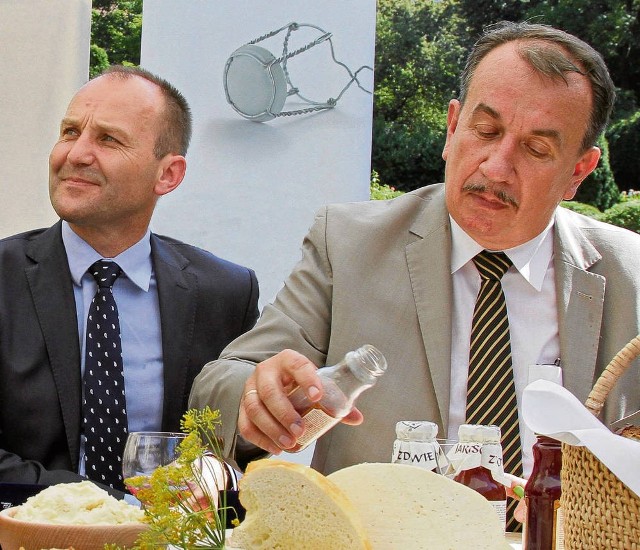 Marek Sowa (z lewej) i Wojciech Kozak. Koalicja na cztery lata?