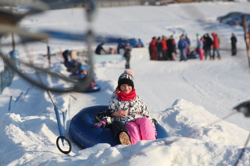 Snowtubing w Niestachowie - atrakcja dla najmłodszych