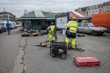 Poznań: Rynek Łazarski będzie przeniesiony. Drogowcy już przygotowali ul. Kasprzaka do przewiezienia straganów