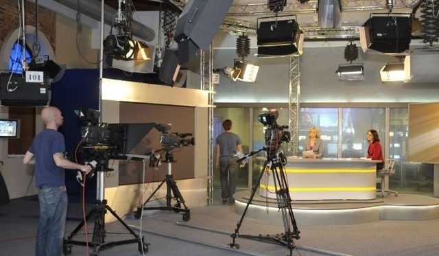 Studio TVP Opole.