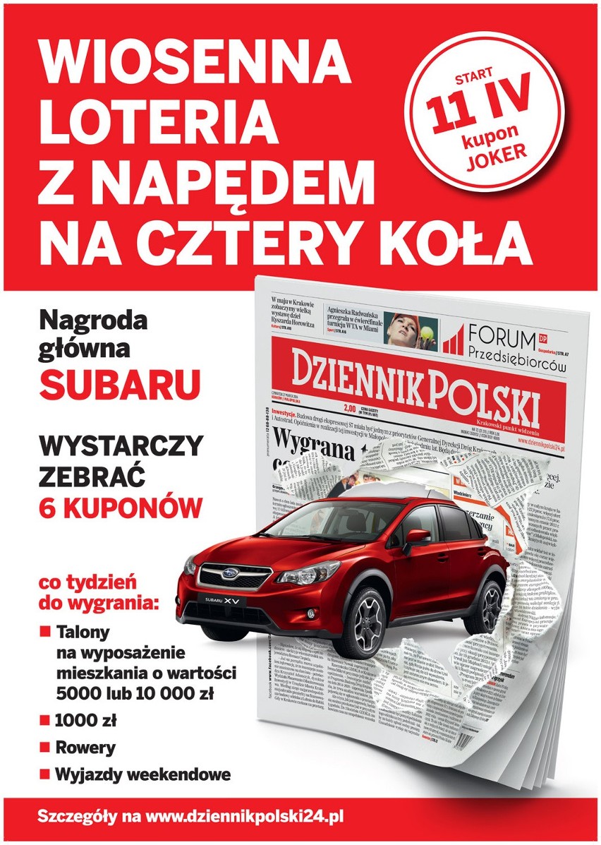 Wiosenna loteria Dziennika Polskiego z napędem na cztery koła