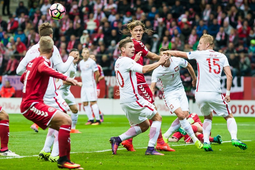 Polska Dania 3:2. Mecz eliminacyjny do mistrzostw swiata w...